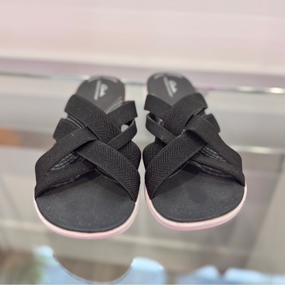 Clarks Cloudsteppers Mira Isle Slide Sandal (sz 8.5) - Picture 6 of 8